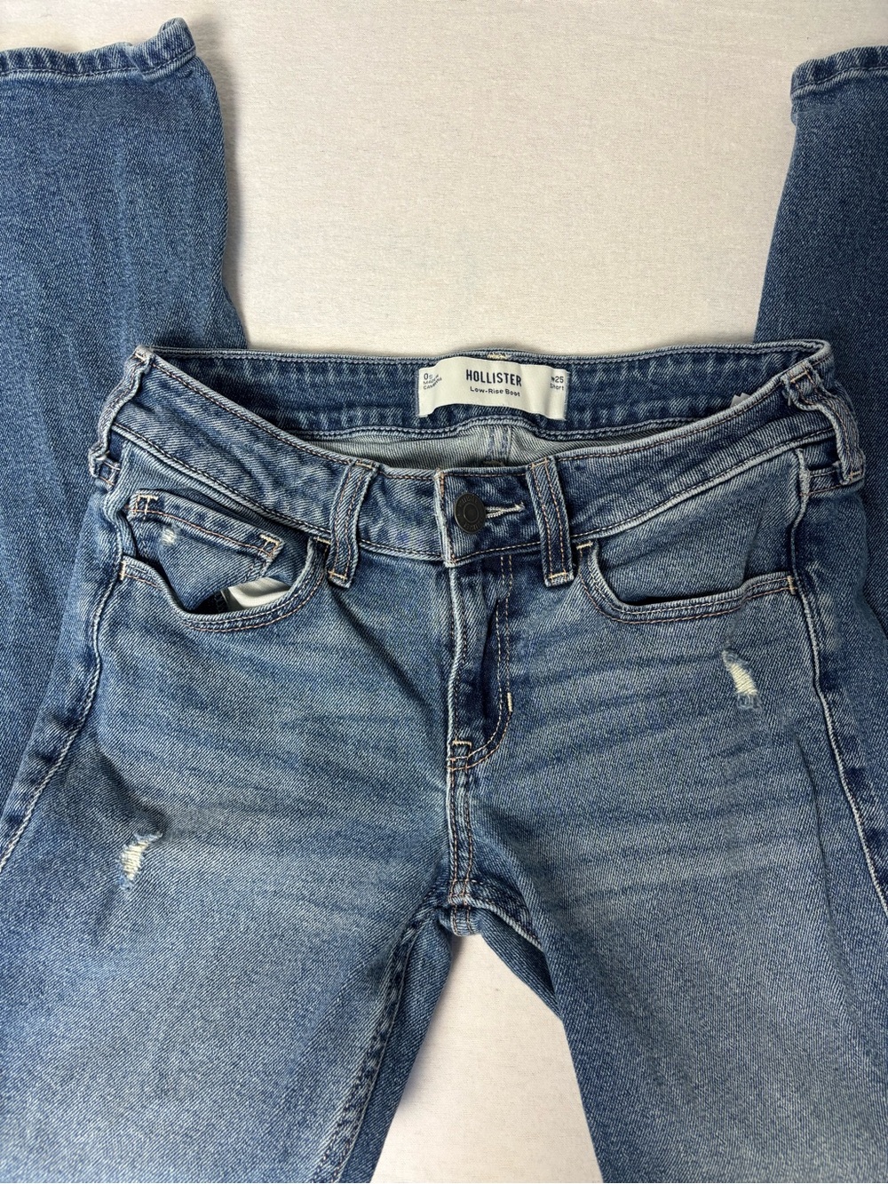 Hollister Women's Light Blue Bootcut Jeans